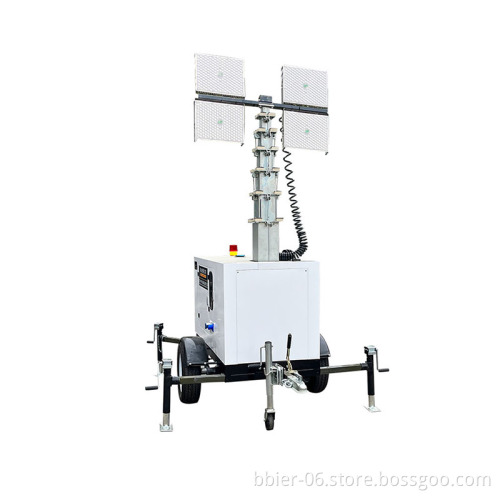 Portable Mobile Power Generation and Outdoor Night Lighting - High-Quality Lifting Rod Lighthouse